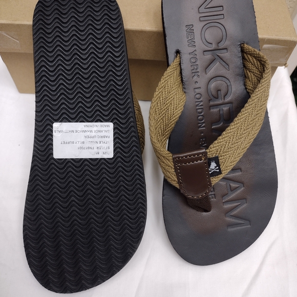 Billy Buffet Black Men's Sandals - Picture 4 of 8